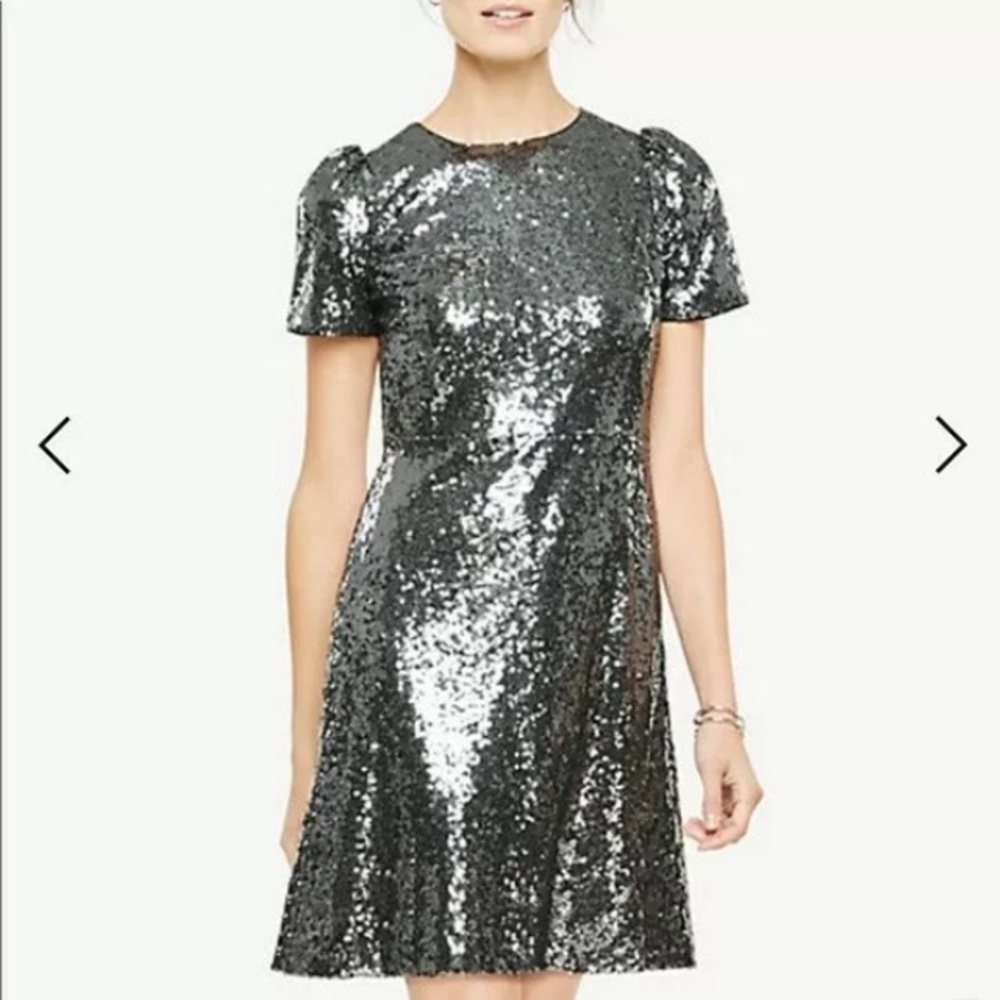 Ann Taylor Sequin Dress - Size 10